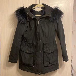 Rachel Roy Women’s Winter Jacket- Furry Hood- Size S